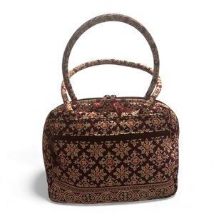 Vera Bradley Medallion Burgundy / Maroon Retired Bag Good Used Condition